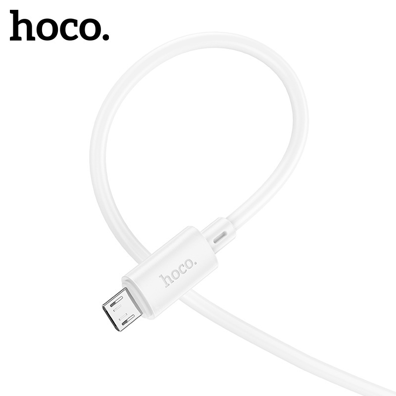 Cáp sạc Hoco X88 Micro sạc nhanh 2.4A đồng bộ data cho Android dài 1M ( Trắng )