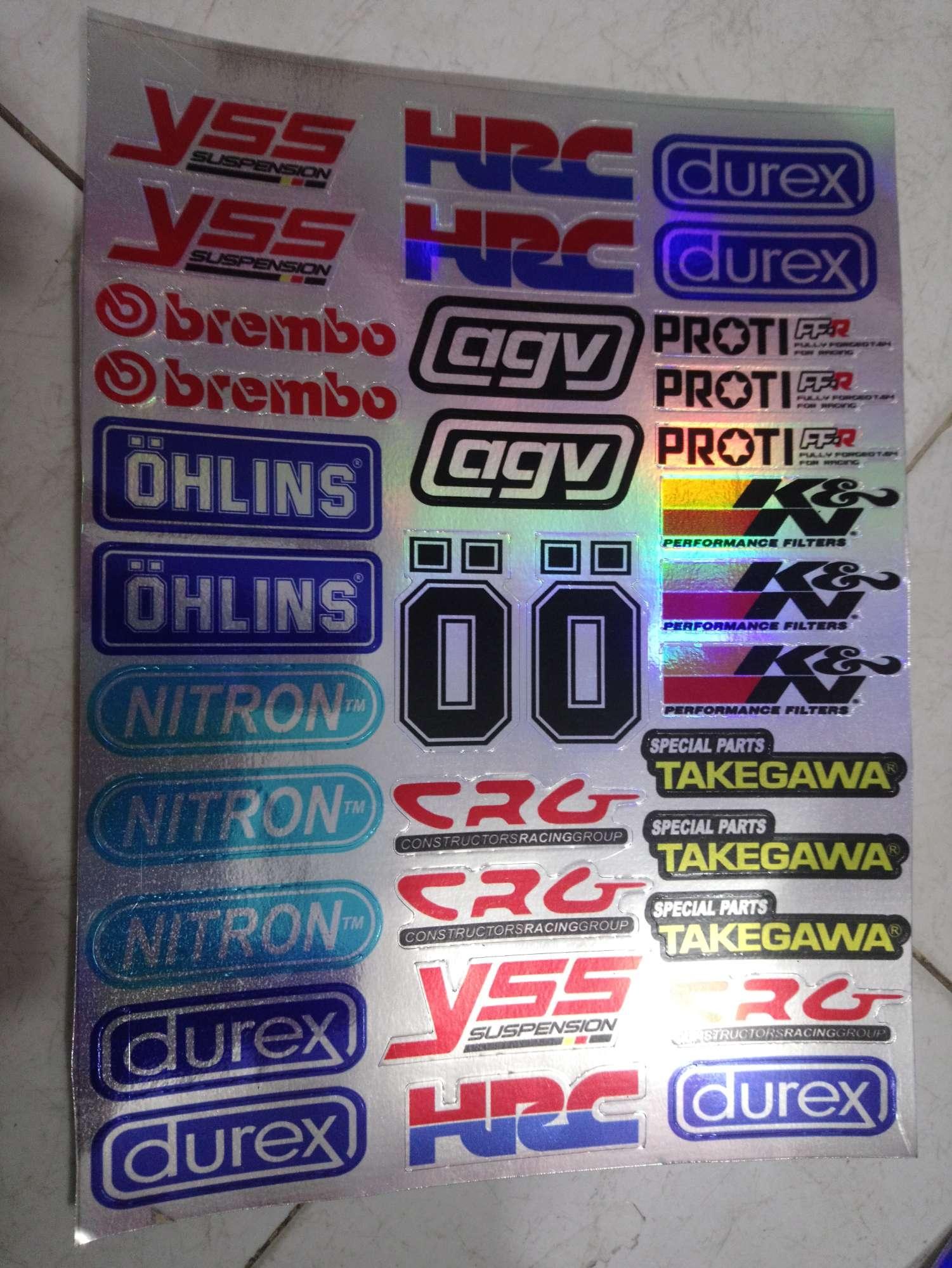 Tem tấm logo titan 7 màu in trọn bộ 18x25cm