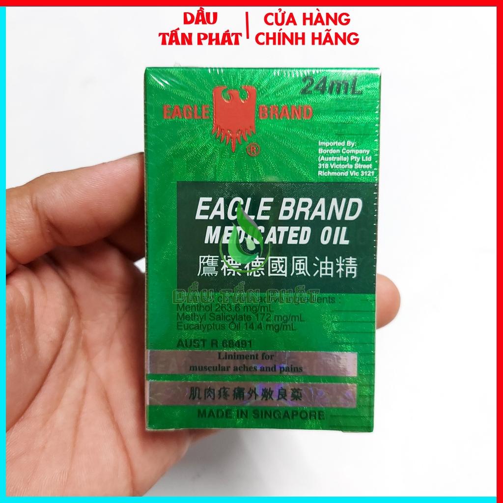 Dầu Gió Xanh Con Ó 24ml [Nội Địa Úc] Australia Made Singapore