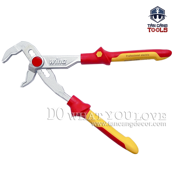 Kìm Mỏ Quạ Cách Điện 1000V 250 mm Wiha 37450