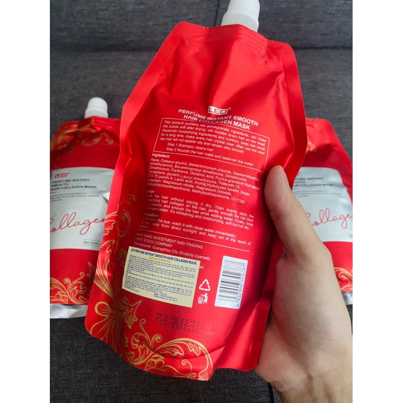 Dầu Hấp Tóc Prosee Leo Collagen Phục Hồi Tóc Mềm Mượt 500ml