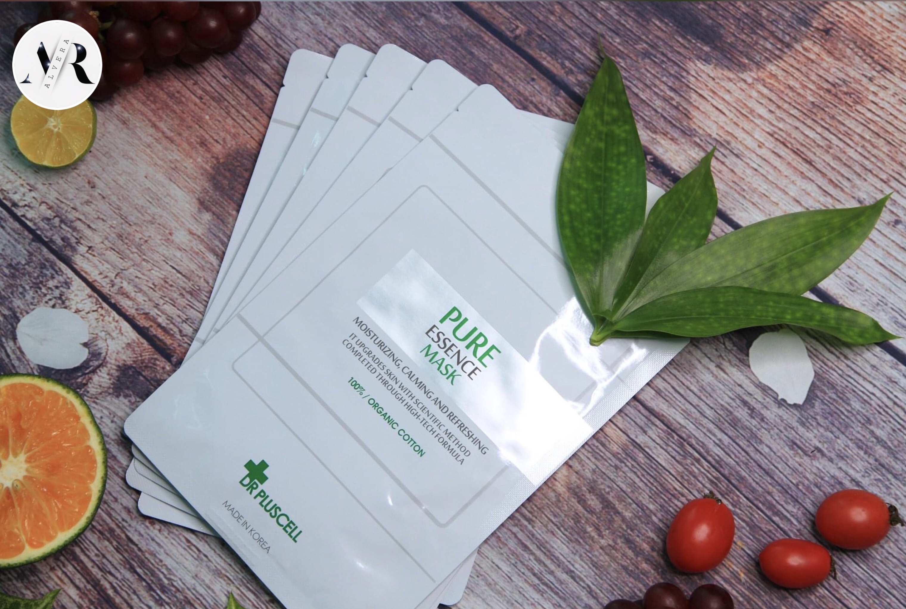 MẶT NẠ NHÂN SÂM TÁI TẠO DA DR PLUSCELL PURE ESSENCE MASK - [ MỸ PHẨM ALVERA SHOP ]