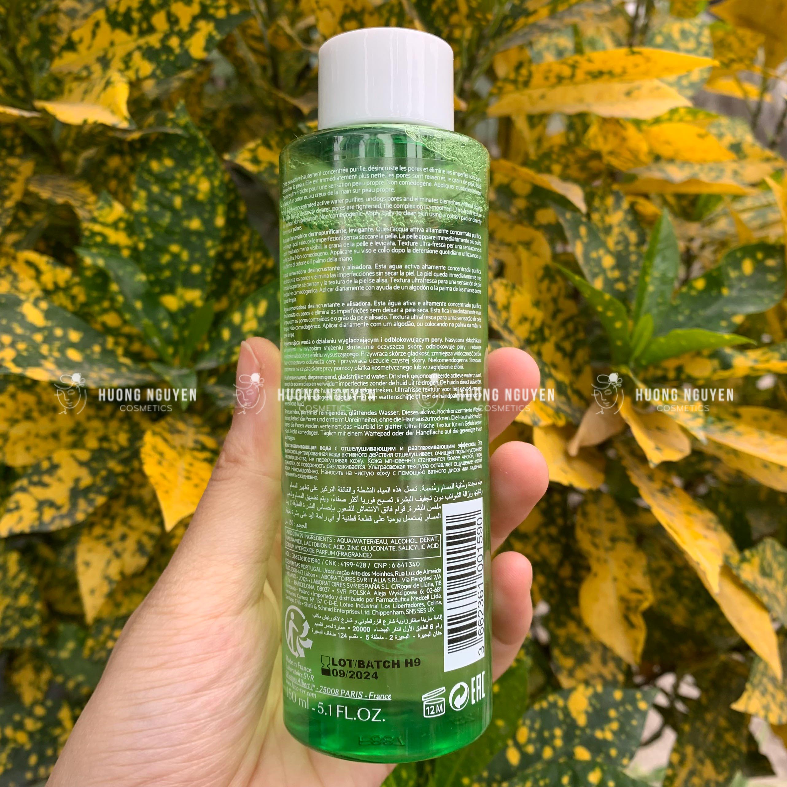 Nước Hoa Hồng SVR Sebiaclear Micro-Peel 150ml