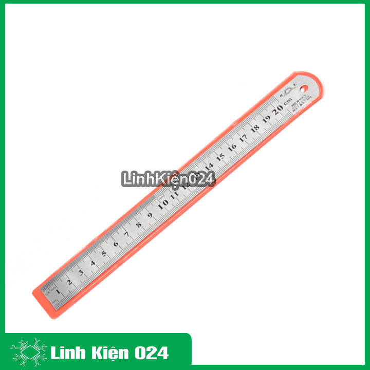 Thước kỹ thuật 20cm độ chính xác cao mạ inox