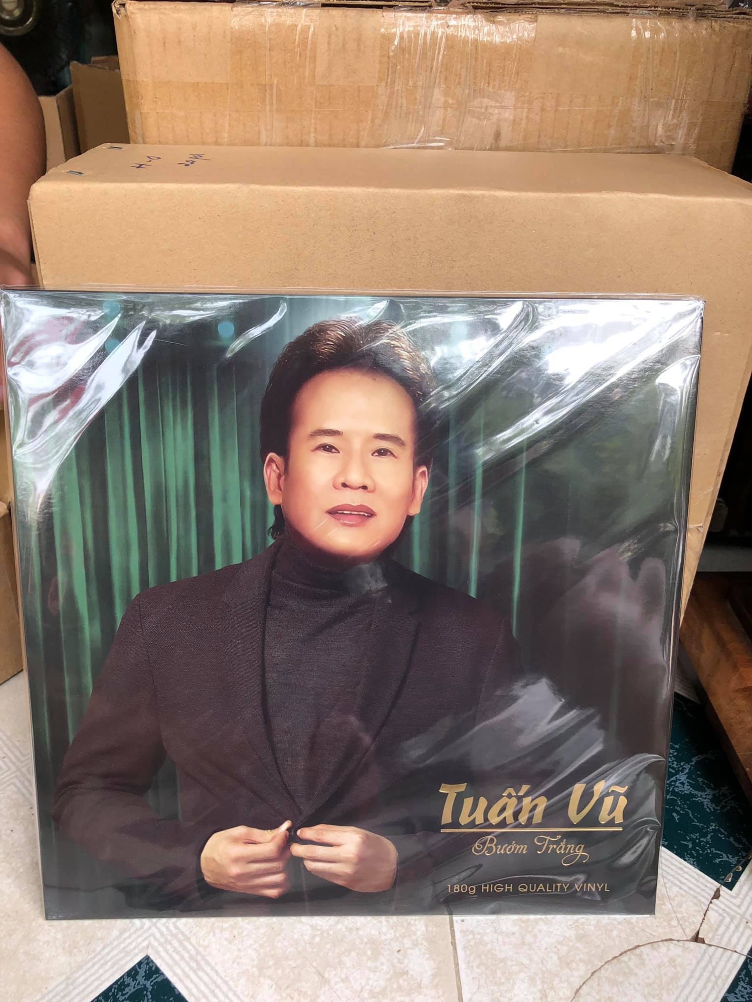 Đĩa than Tuấn Vũ - Bướm trắng vinyl lp