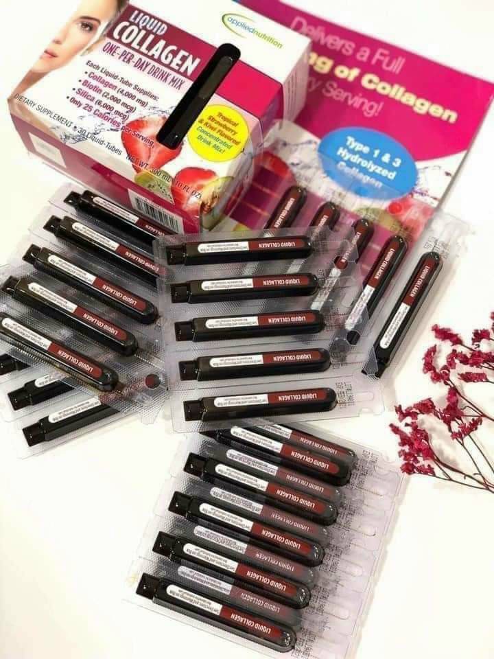 ( DATE 2023) Collagen ống LIQUID --NHẬP MỸ -HỘP 30 ỐNG