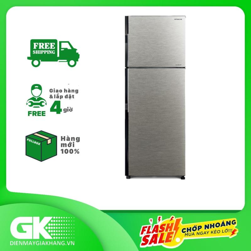 TRẢ GÓP 0% - Tủ lạnh Hitachi Inverter 230 lít R-H230PGV7 BSL- Bảo hành 12 tháng