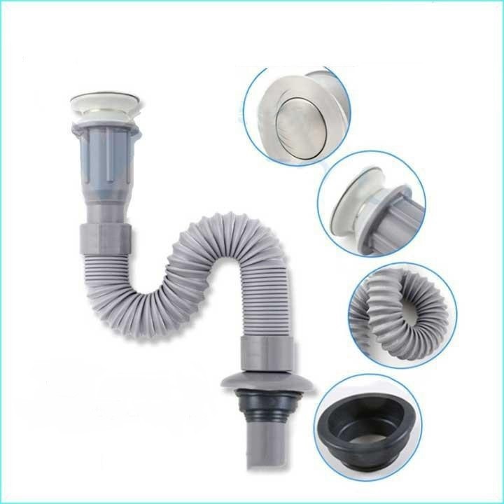 Bộ xả lavabo ruột gà