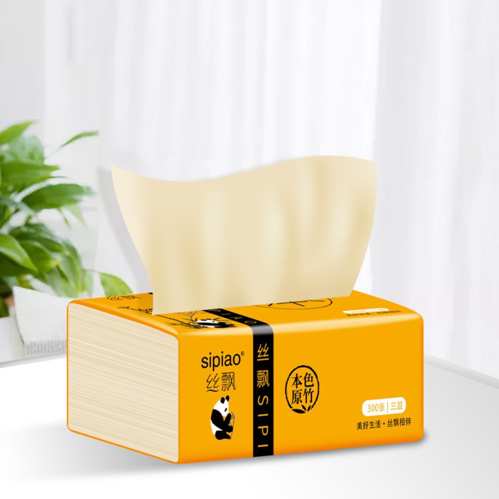 (6 gói )GIấy ăn gấu trúc sipiao sieu dai