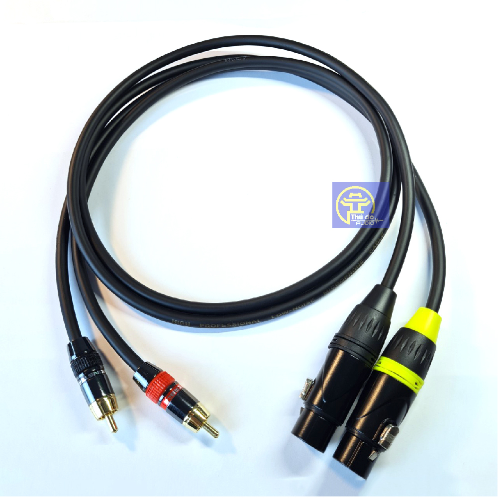 Dây Canon Cái ra Av Bông Sen Rca jack AV Monnster cao cấp