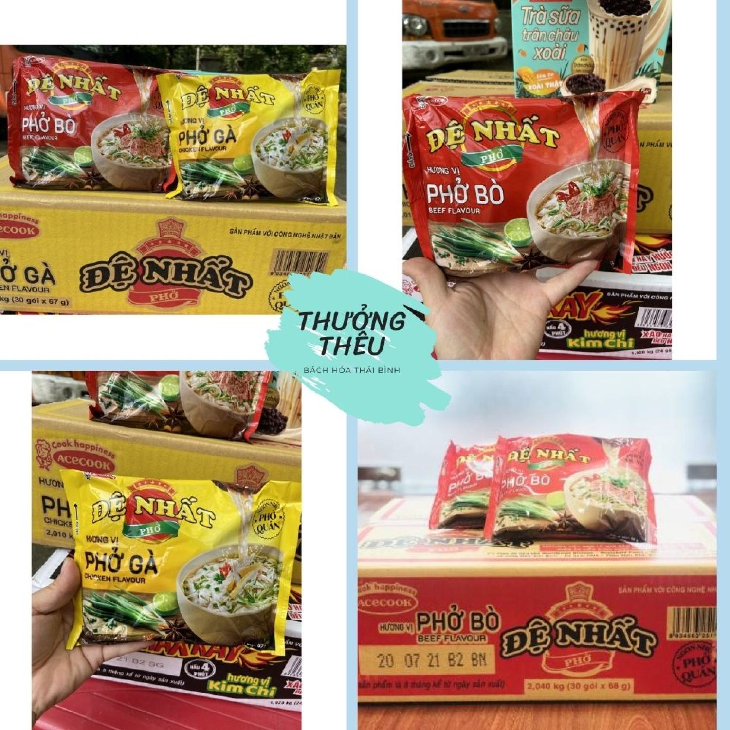 10 gói phở gà/bò đệ ƞhất