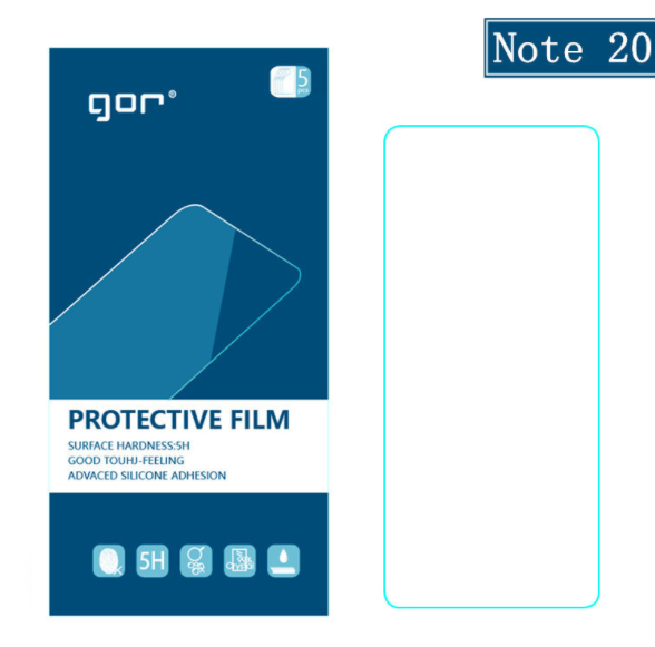Bộ 5 film dán dẻo Gor cho Galaxy Note 20 ( 5 miếng Gor )