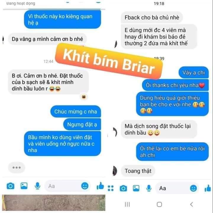 Viên đặt thảo mộc Briar