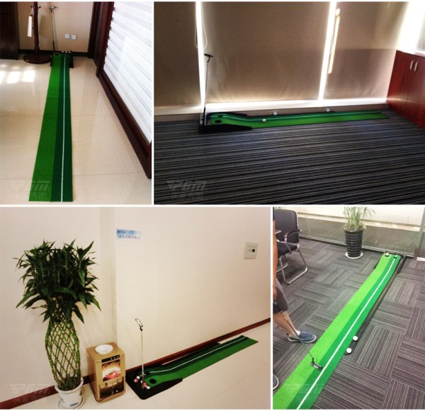 THẢM TẬP PUTTING GOLF NHỰA - PGM BLACK PP GOLF