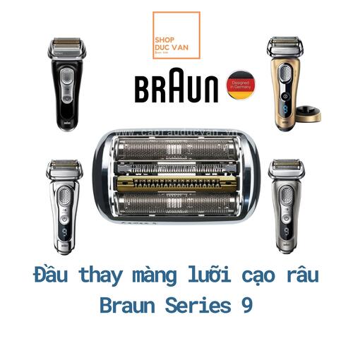 Shaver Foil & Cutter Blades Cassette Replacement for Braun Series 9 Razor 9250cc 9290cc 9260s 9240s 9385cc 9380cc 9390cc 9395cc 9365cc 9370cc 9330s 9340s [ Shop Duc Van ]