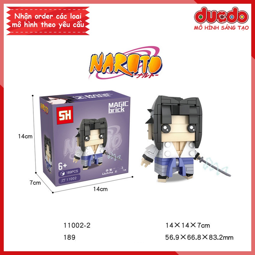 Brick Headz nhân vật trong Naruto - Đồ chơi Lắp ghép Mini Minifigures Mô hình BrickHeadz Sanhe SH 11002