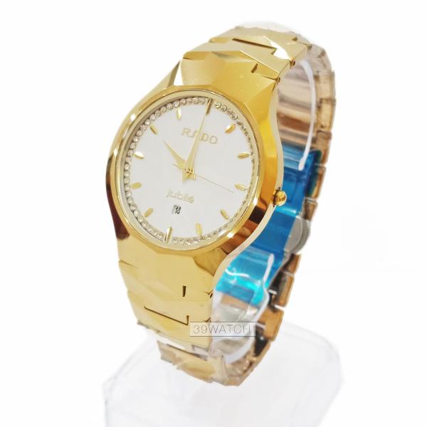 Nơi bán Đồng hồ Rado nam RA32 NAMT màu vàng, đá ceramic 100% nguyên khối, mặt kính saphire chống trầy