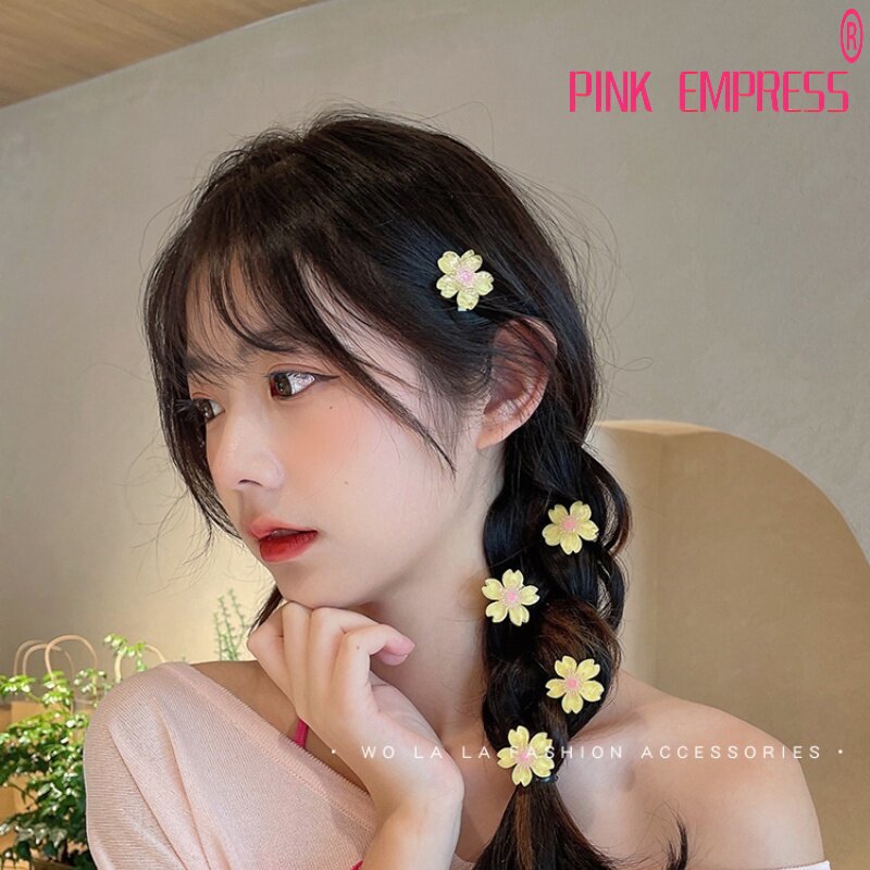 Korean Style Bangs Hairpin Small Flower Pattern