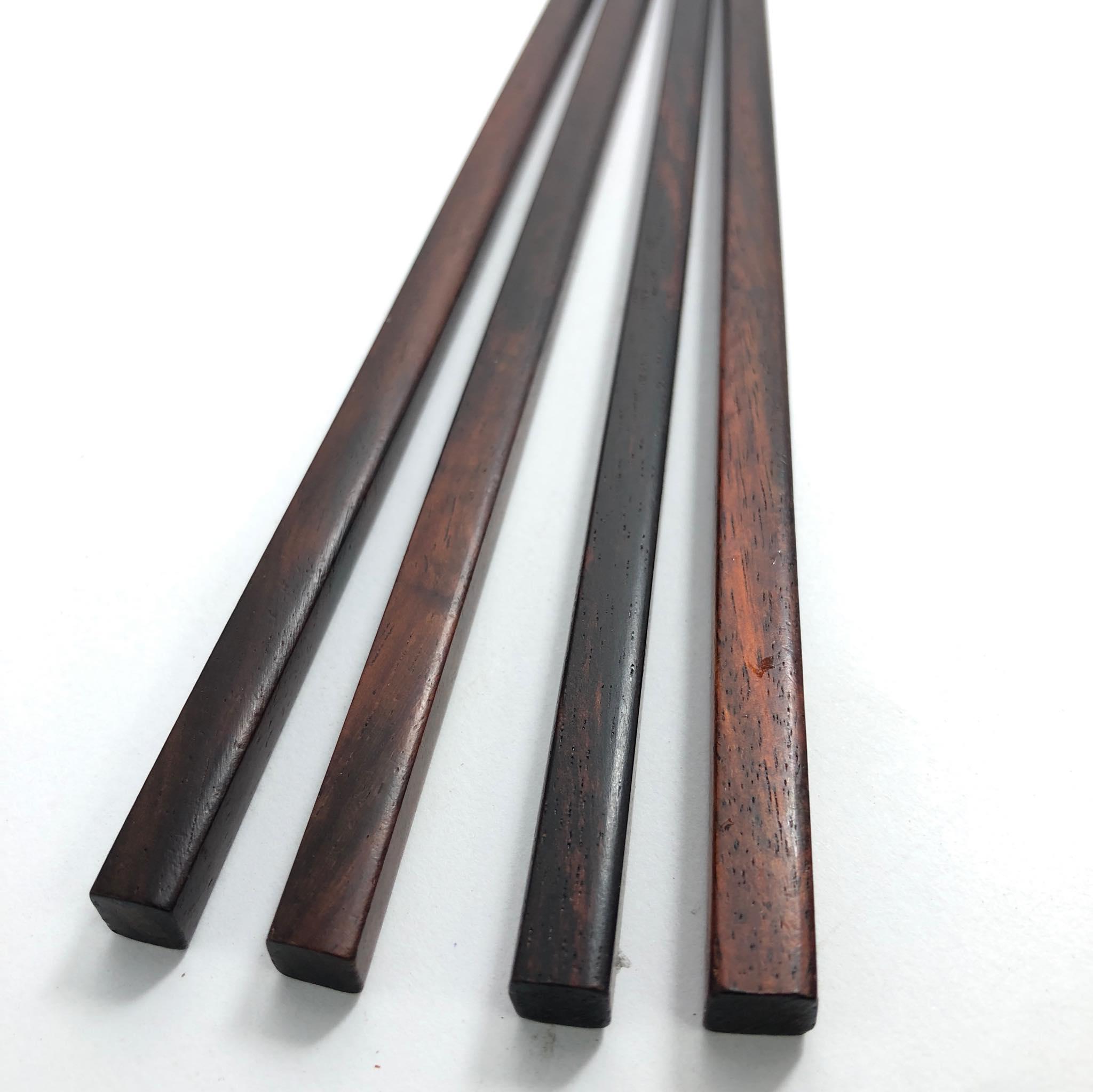 Đũa ăn gỗ Cẩm Lai tự nhiên bộ 10 đôi