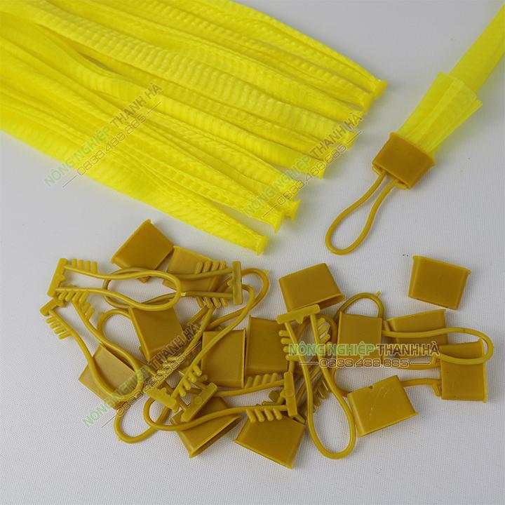 1 Kg Túi lưới đựng nông sản,hành tỏi 40cm kèm khóa - BLV40