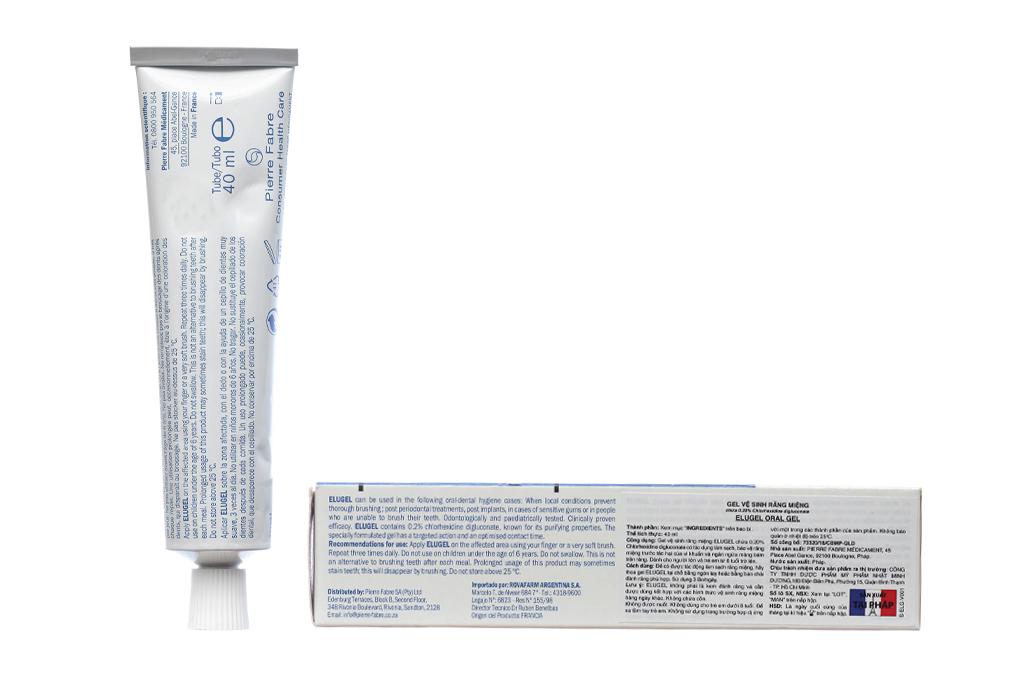 [HCM]Gel vệ sinh răng miệng Elugel Oral 40ml