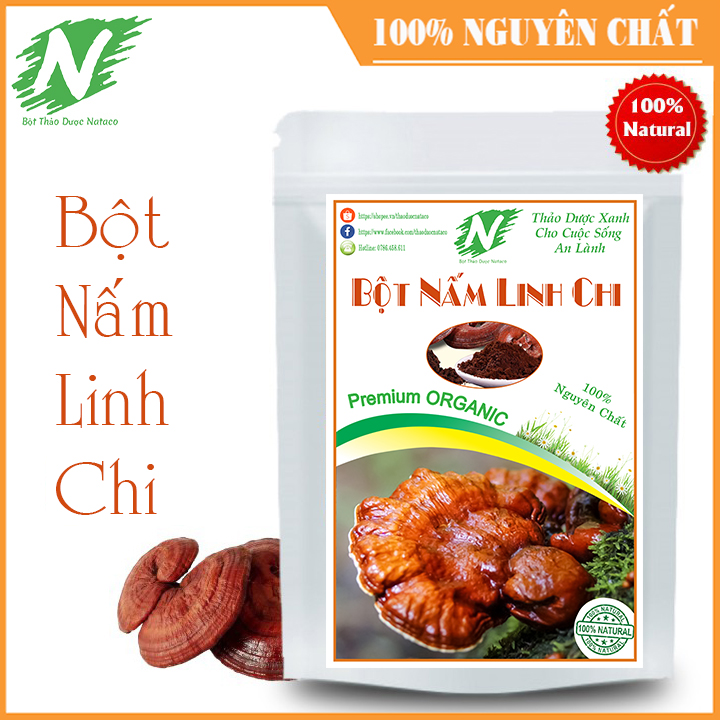 [HCM]Bột Nấm Linh Chi Cao Cấp 100g