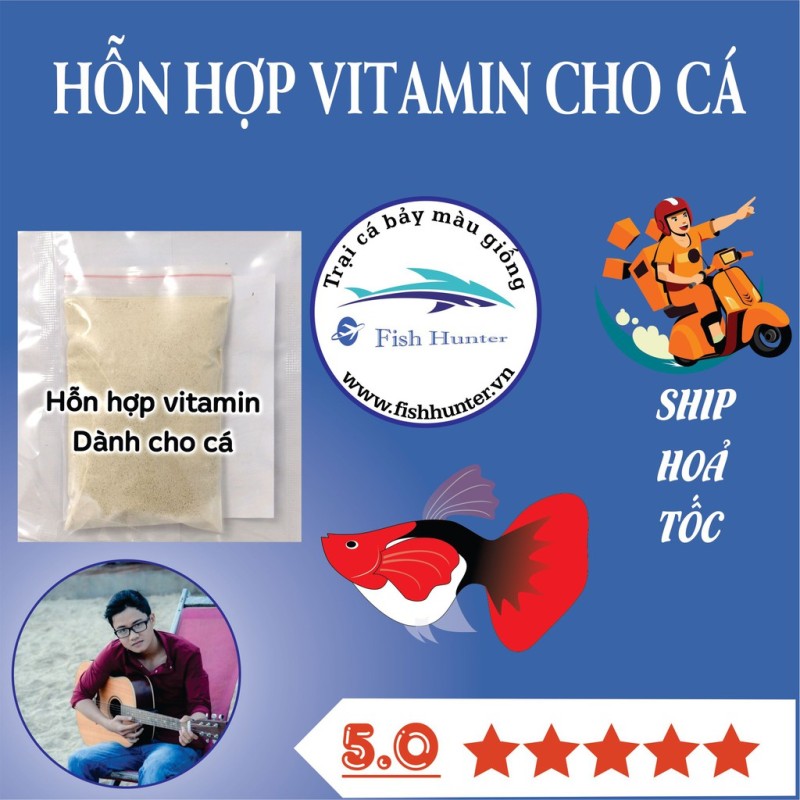 Thức ăn cá | Hỗn hợp Vitamin dành cho cá