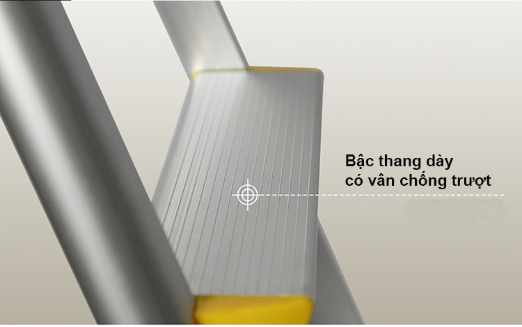 Thang nhôm gia đình R03 3 bậc - Hàng phân phối
