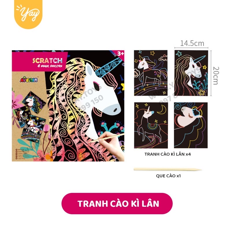 [4 TRONG 1] Bộ Thủ Công Kỳ Lân Cho Bé 5+ Avenir