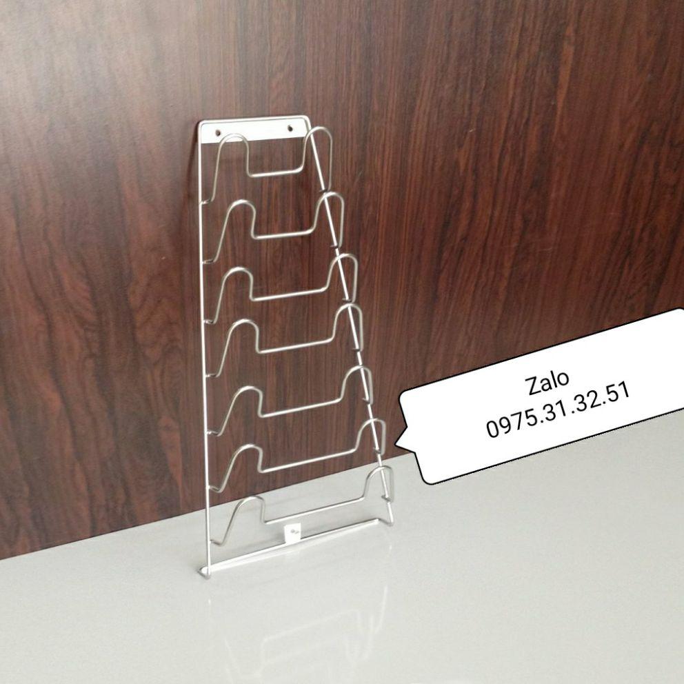 Giá để vung xoong nồi inox