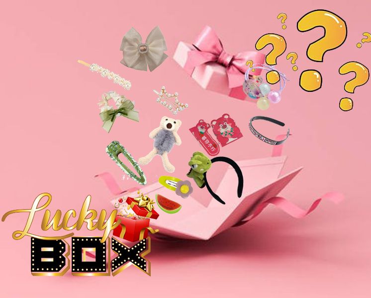 The lucky box test luck with random accessories