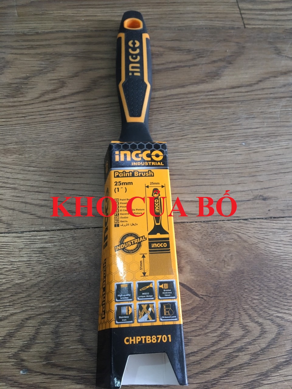 Cọ sơn (1inch) Ingco CHPTB8701