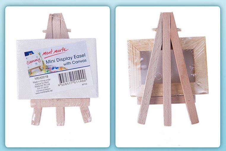 Toan Vẽ Tranh Canvas Mini Mont Marte 8x10cm (kèm giá đỡ )