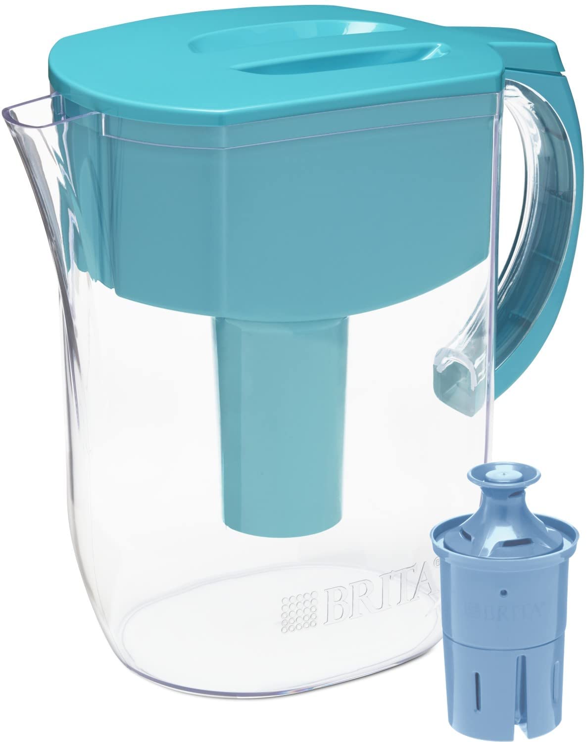 Brita Large Water Filter Pitcher for Tap and Drinking Water with 1 Elite Filter, Reduces 99% Of Lead, Lasts 6 Months, 10 Cup Capacity, BPA Free