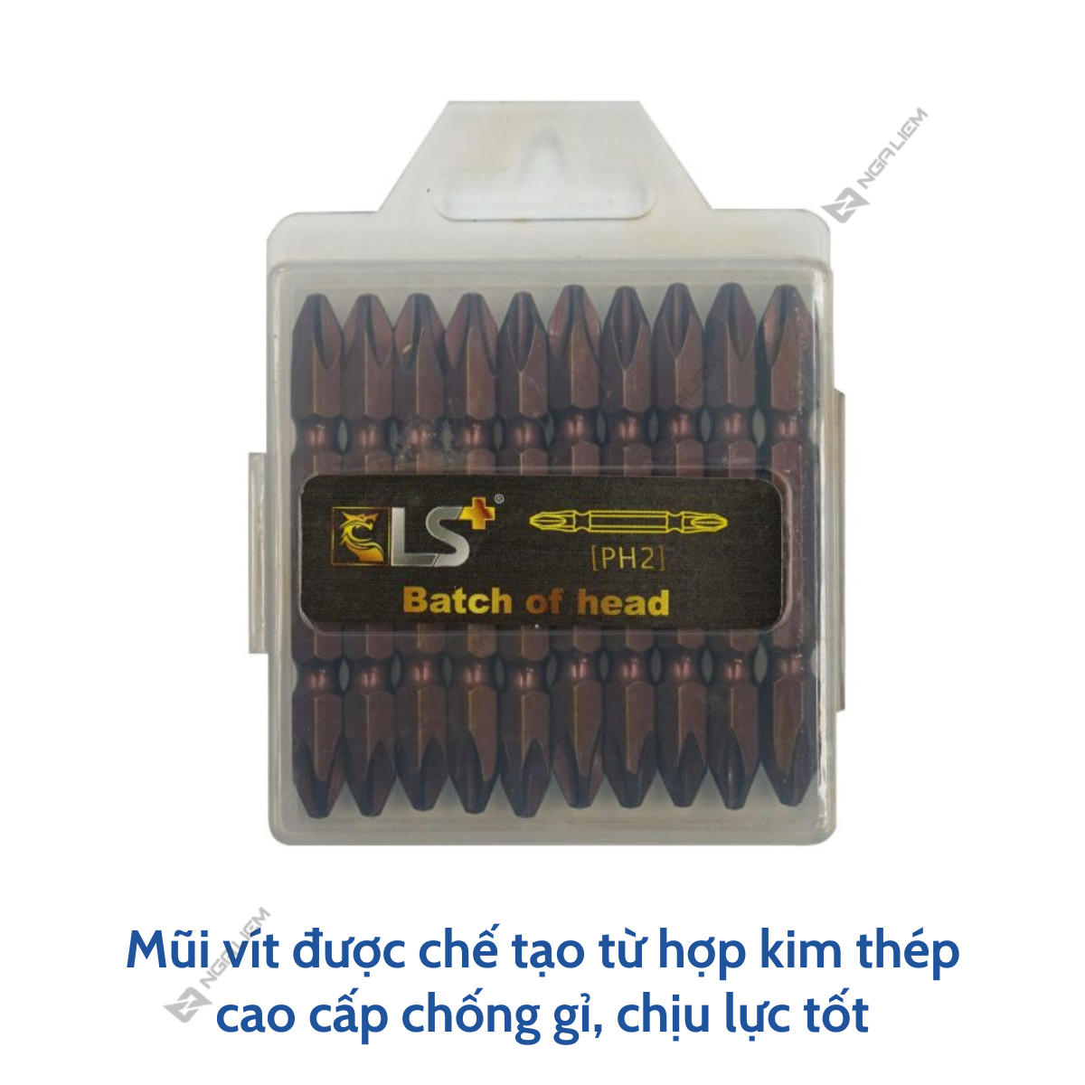 Mũi bắn vít (đầu bake) nâu S2 LS+ (65mm, 110mm) [Hàng chất lượng]