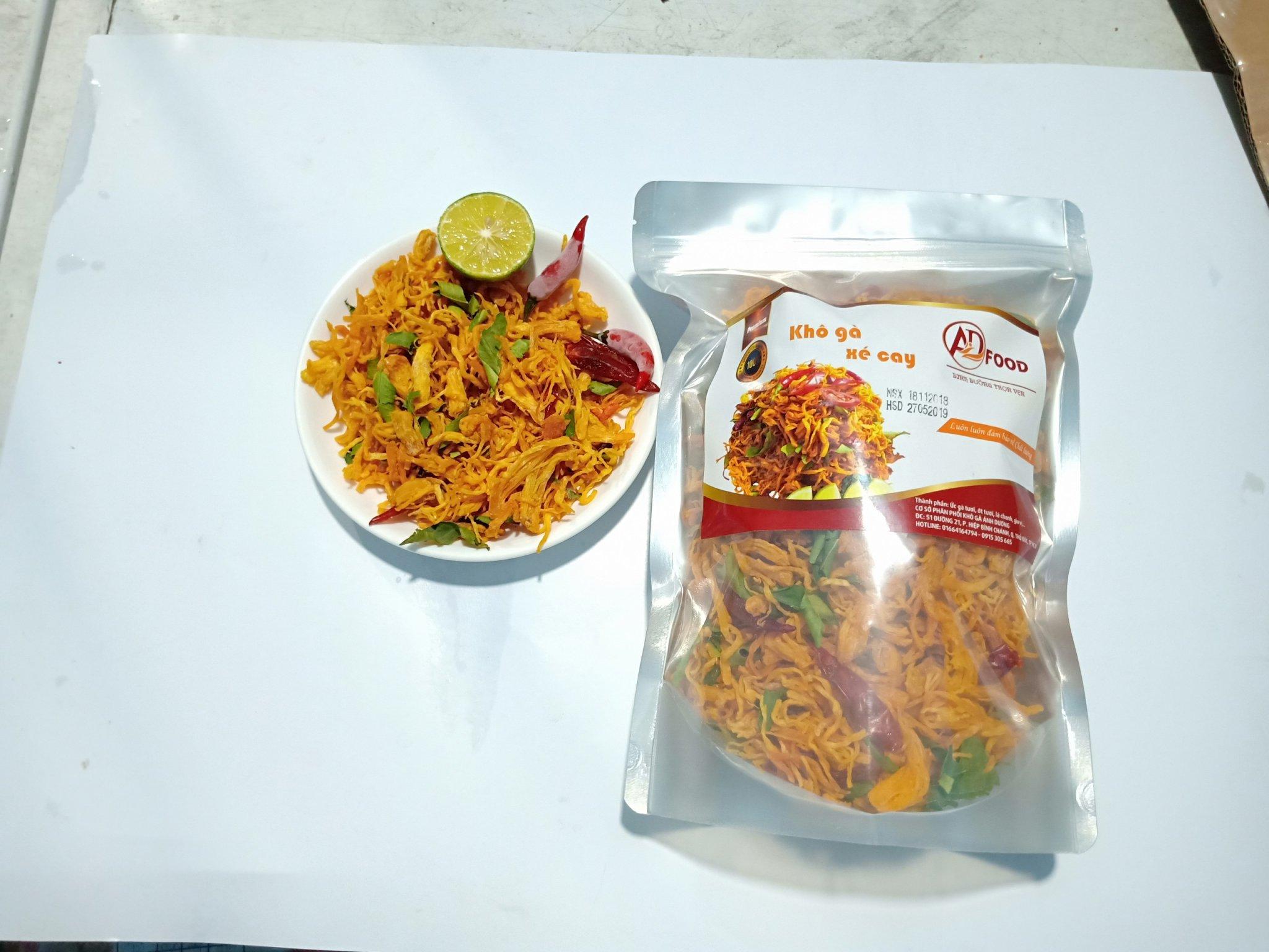 500g khô gà lá chanh loại ngon