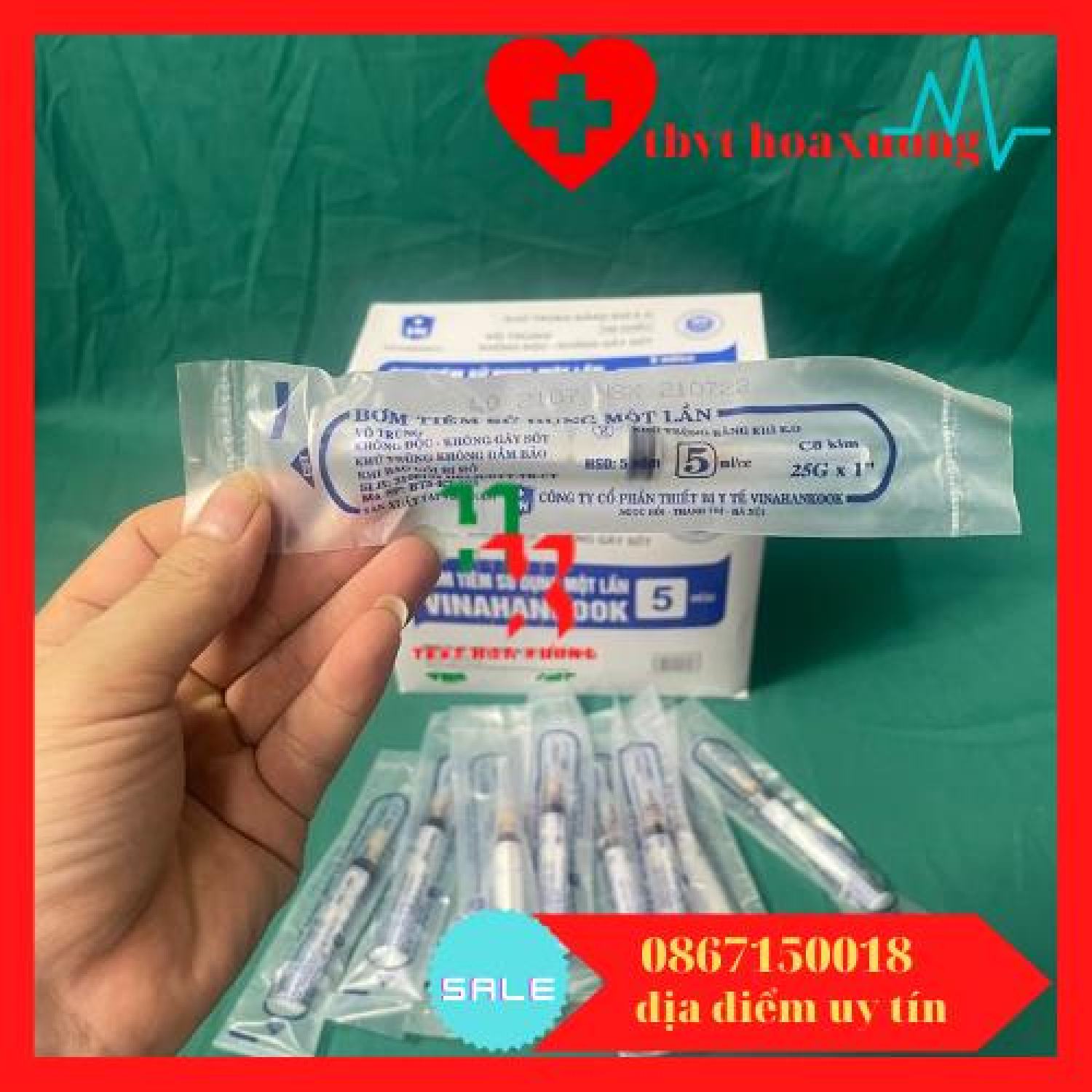 Bơm tiêm 1 lần Vinahankook 5ml