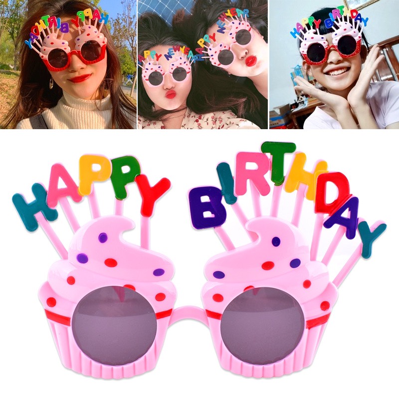 Kính mắt sinh nhật, kính mắt Happy birthday HPBD