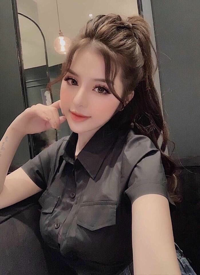 Áo sơ mi nữ tay ngắn có túi
