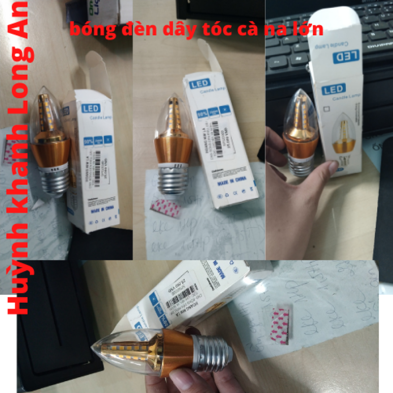 BÓNG ĐÈN LED DÂY TỐC CÀ NA LỚN