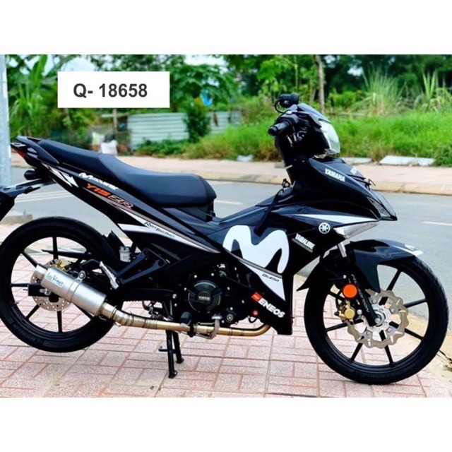 FREE SHIP - [ QUÍ KHÁCH VUI LÒNG MANG TEM RA TIỆM CHO THỢ DÁN] TEM RỜI ex 150 Movistar Y15ZR dán xe đen