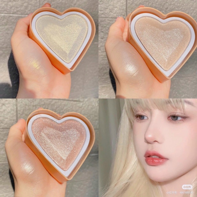[HCM]Phấn bắt sáng Highlight hình trái tim