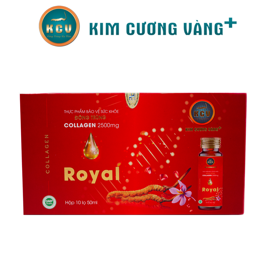 Collagen Kim Cương Vàng (10 Chai/Hộp)