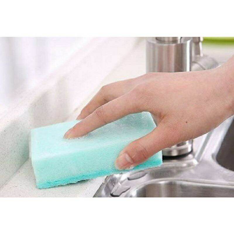 Nhật - Set 5 miếng xốp rửa bát chén có 1 mặt ráp (mẫu mới) - KBN
