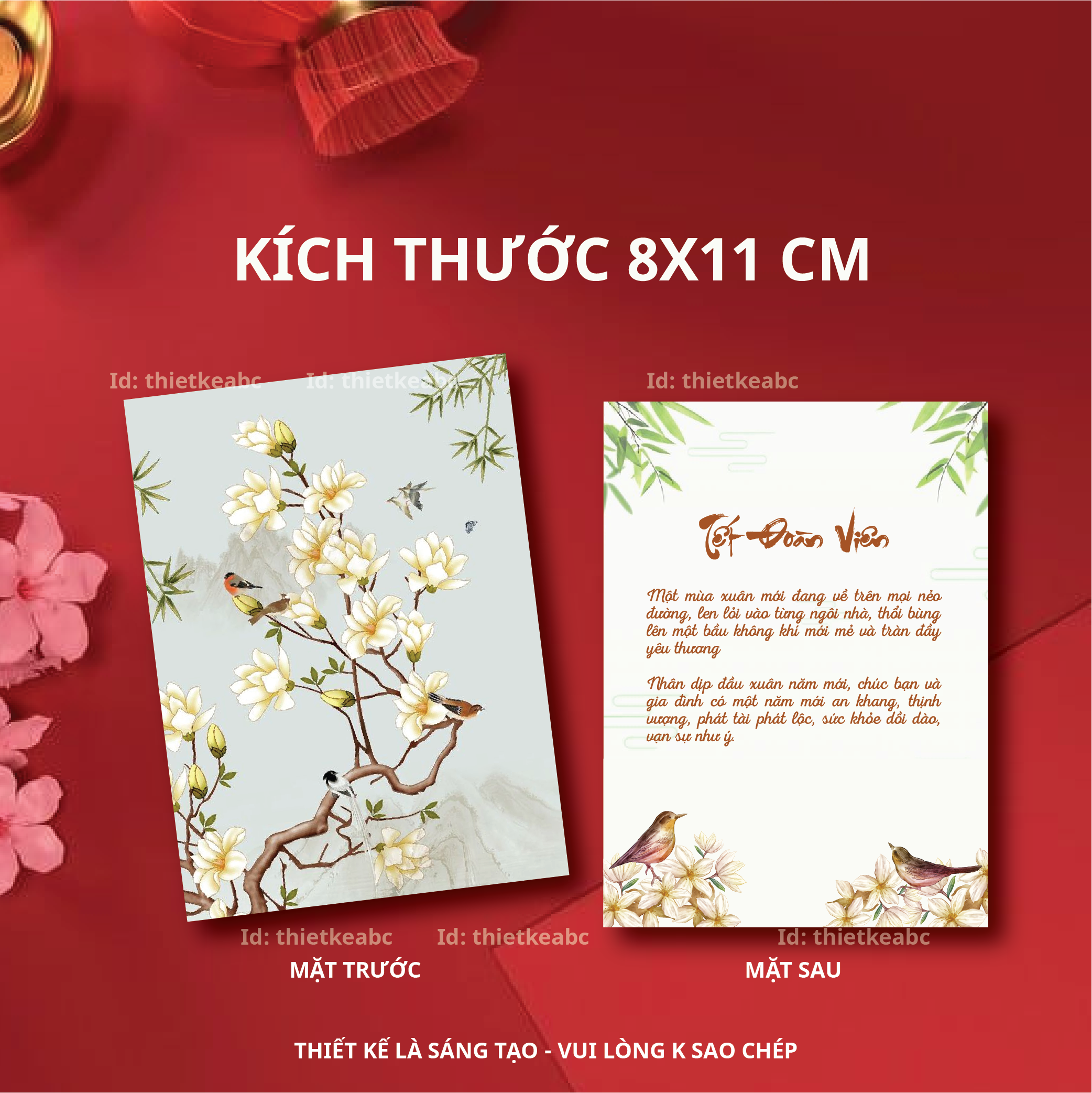 Thiệp tết 2024, thiệp chúc mừng năm mới có sẵn tại shop