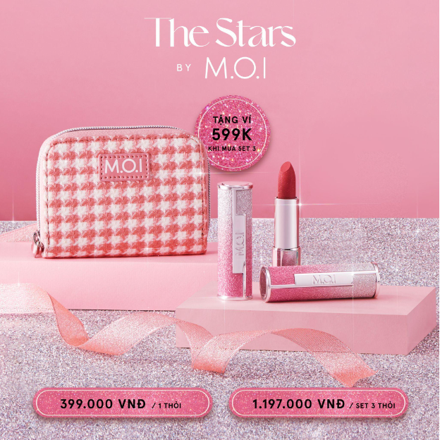 [CHÍNH HÃNG] [MUA 1 TẶNG 1] SON THỎI M.O.I THE STARS