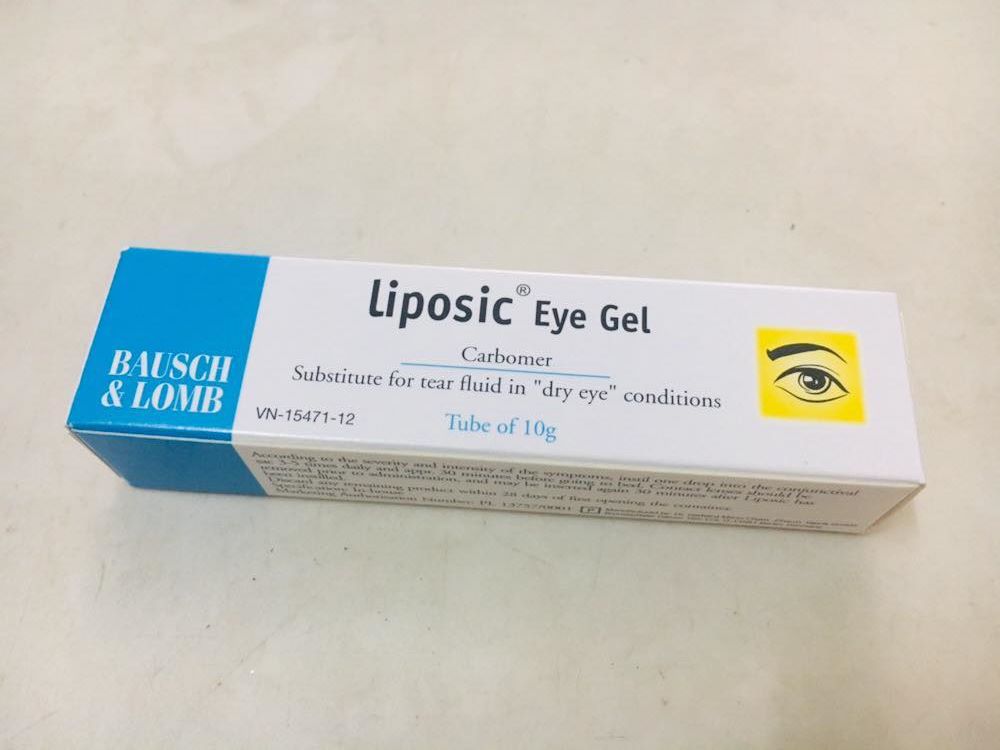 Gel nhỏ mắt Liposic Eye Gel 10g (date 08/2027)
