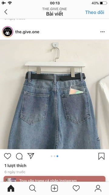 ☀️ Baggy Jeans Ống Suông Lưng Cao Rách 2PT