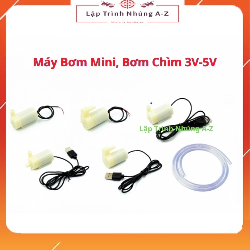 Máy bơm mini, bơm chìm 3v-5v