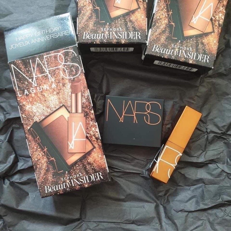 [Mini] Set Trang Điểm Son + Phấn Má Nars Laguna Limited_Quizz Cosmetics